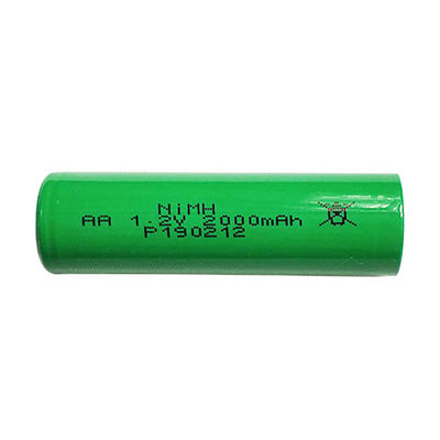 خرید 1.2v 2000mah Aa باطری ریچارجبل نیکل NiMH باطری لیتیوم تولید آنلاین
