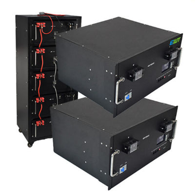 خرید 5U 48V باتری لیتیوم آهن فسفات LFP 100Ah شارژ برای ایستگاه پایه CE online manufacture