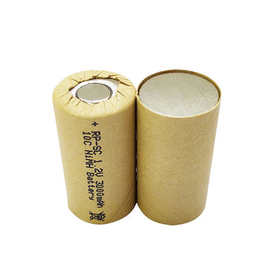 خرید سلول باتری نیکل 10c Sub-C SC3000mah 1.2 V Ni Mh باتری قابل شارژ تولید آنلاین