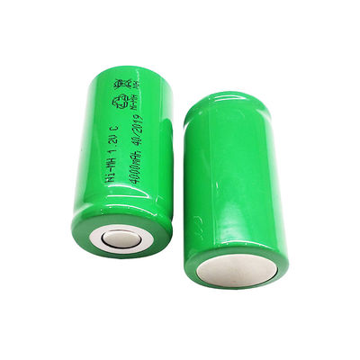 خرید اندازه C سلول باتری Ni-Mh 3000mAh Ni-Mh 1.2v 4000mah بسته باتری تولید آنلاین