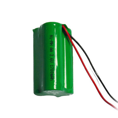 خرید 1700mah AA Nimh باتری شارژ پذیر 3.6V Nimh باتری تولید آنلاین