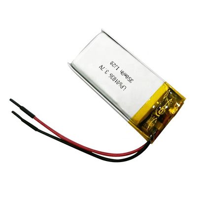 خرید OEM باتری لیتیوم یون پلیمر ضد آب باتری لیتیوم یون 3.7 ولت 350 ماه قابل شارژ online manufacture