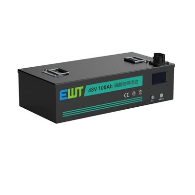 خرید بسته باتري فوسفاتي مخصوص 48v 100ah باتري ليتيوم لي يون تولید آنلاین