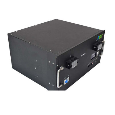 خرید باتری لیتیوم فوسفات آهن 48V 100AH در سیاه برای تامین برق UPS سفارشی online manufacture