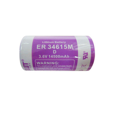 خرید باتری لیتیوم تیونیل کلرید 100 گرم ER34615M 3.6v باتری AAA CE online manufacture