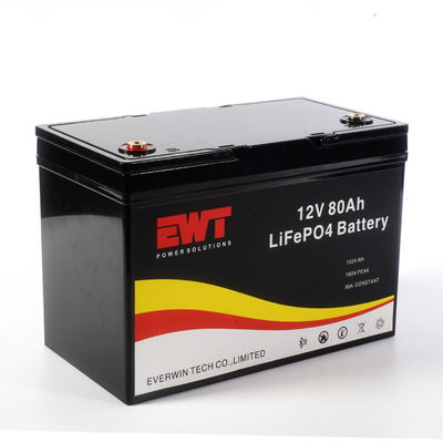 خرید گلف کارت ذخیره سازی 12V لیتیوم یون LiFePO4 باتری بسته 12.8V 80Ah لیتیوم آهن فوسفات باتری برای وسایل نقلیه الکتریکی تولید آنلاین