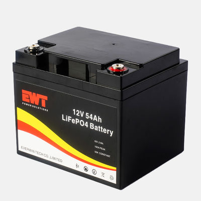 خرید باتری ذخیره سازی تجاری LiFePO4 باتری لیتیوم 12.8V 54Ah تولید آنلاین