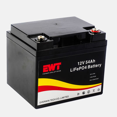 خرید LiFePO4 باتری لیتیوم 12.8V 54Ah باتری لیتیوم فوسفات آهن بسته باتری SLA جایگزینی باتری lfp تولید آنلاین