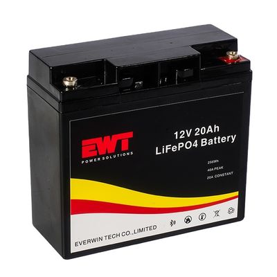 خرید بسته باتری شارژ پذیر بی ام اس لی یون 0.2C 12.8V 20ah Lifepo4 online manufacture