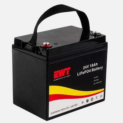 خرید LFP لیتیوم یون و لیتیوم فسفات بسته 24V 18Ah باتری لیتیوم آهن تولید آنلاین