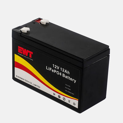 خرید چرخه عمقی Lifepo4 12v 12Ah بسته های باتری لیتیوم یون برای ذخیره انرژی خورشیدی تولید آنلاین
