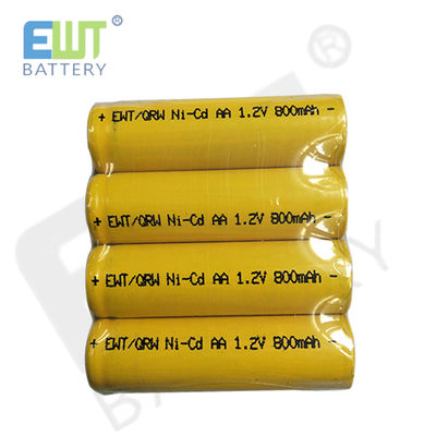 خرید باتری نیکل کادمیوم با ظرفیت بالا NI-CD AA 1.2V 600MAH 800mAh برای AA online manufacture