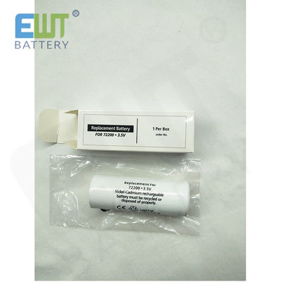 خرید ظرفیت اسمی 800mAh نیکل کادمیوم جایگزین شیمی Welch Allyn NICD باتری برای تجهیزات پزشکی online manufacture