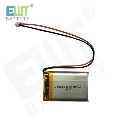 خرید باتری پلیمر لیتیوم یون LP603450 3.7V 1000mAh online manufacture