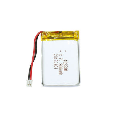 بسته باتری پلیمر لیتیوم سفارشی 3.7v 300mah باتری لیپو 402530