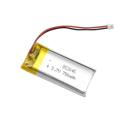 قدرت 3.7v 750mah باتری شارژ پذیر باتری کوچک لیپو پلیمر