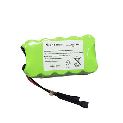 باتری قابل شارژ 18 ولت 1300 ماهه نیکل Nimh Rechargeable Aa Battery Pack