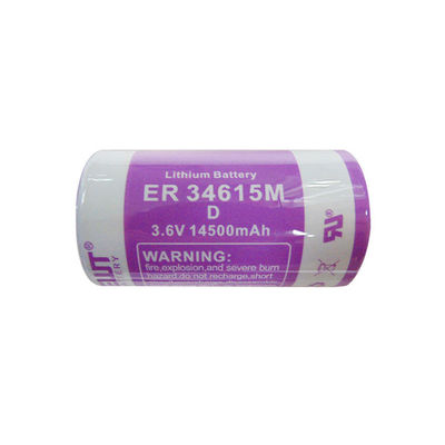 ER34615m باتری لیتیوم اصلی 14500mAh Li Socl2 3.6V باتری