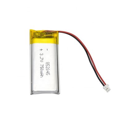 OEM / ODM بسته باتری پلیمر لیتیوم 3.7V 750MAH باتری لیپو LP852045