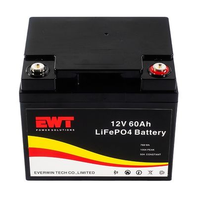سیستم انرژی پشتیبان EWT LiFepo4 12v 60ah بسته باتری