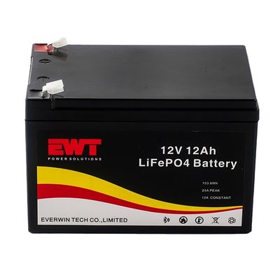 12V 12AH Lifepo4 بسته باتری اسید سرب جایگزین IFR26650 4S