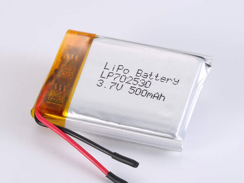 باتری لیتیوم MP4 با ظرفیت بالا LP702530 3.7V 500MAH شارژ مجدد