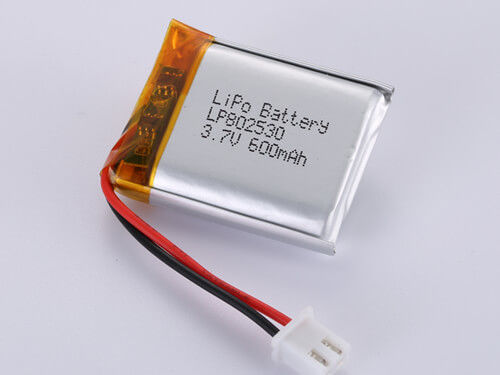 باتری پرزماتیک LP802530 3.7V 600MAH برای دستگاه های دیجیتال