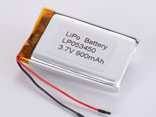 باتری پلیمر لیتیوم 3.7V 900MAH lp053450, lp483547, lp503055, lp603442, lp753235