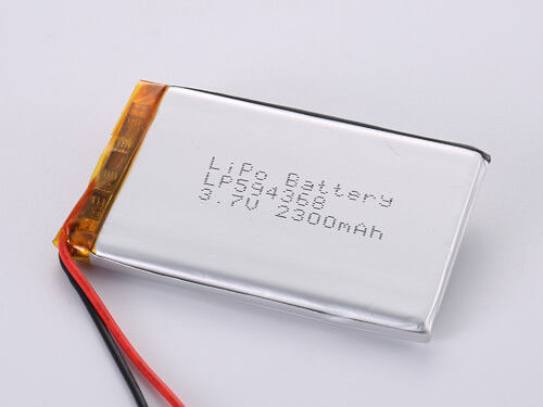باتری پلیمر لیتیوم 3.7V lp594368, lp595370, lp605056, lp953566 2000mah, 2300mah 2600mah, 2700mah