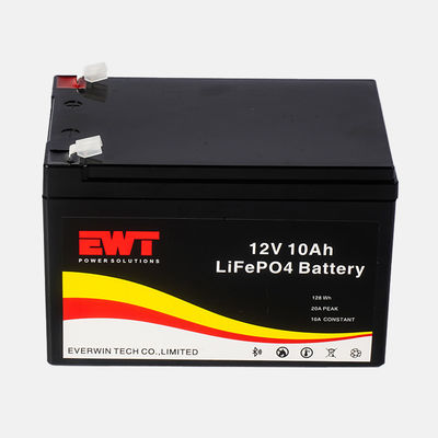 ظرفیت بالا زندگیPo4 12.8V 10Ah باتری انرژی بسته 2000 چرخه کار طولانی مدت