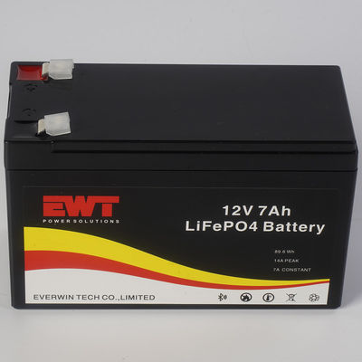 طول عمر 12V 7AH VRLA Lifepo4 چرخه عمیق باتری لیتیوم آهن فسفات