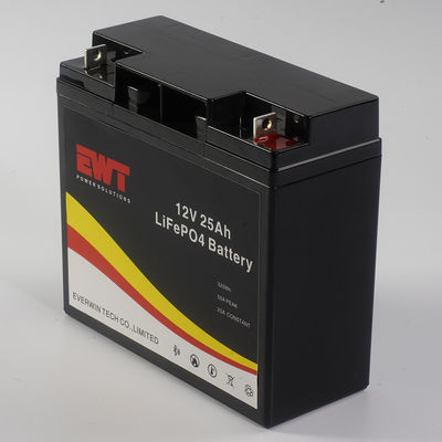 5000 چرخه عمر 12V 25AH بسته باتری شارژ مجدد با عملکرد بلوتوث