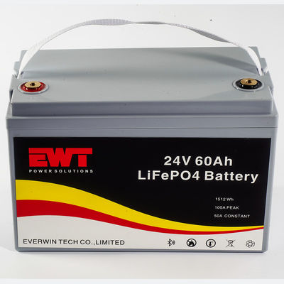 باتری لیتیوم آهن فسفات 25.6 ولت 60AH با باتری هوشمند BMS EWT کارخانه عمده فروشی آنلاین