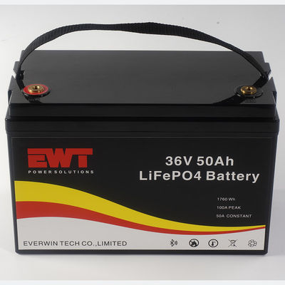 دوچرخه الکتریکی با قدرت بالا باتری لیتیوم آهن فوسفات 36V 50AH