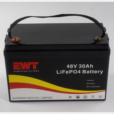 نمایشگر ظرفیت باتری هوشمند با BMS 48V 30AH پشتیبانی کارخانه خدمات OEM