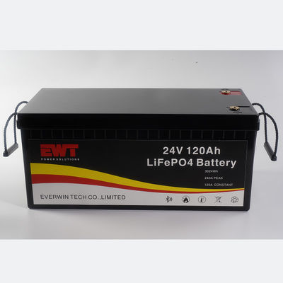 24V 120AH Lifepo4 بسته باتری سبک وزن و ایمنی بالا برای منبع برق UPS