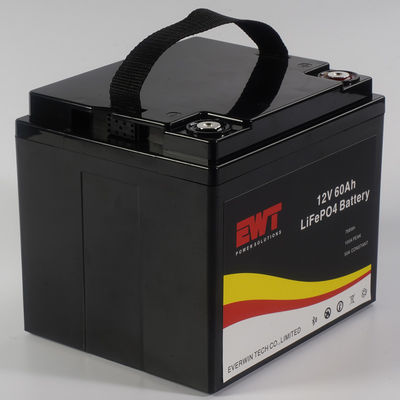 طول عمر چرخه 12V 60AH باتری لیتیوم بسته تامین برق برای لوله نفتی ربات ساخته شده