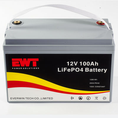 عمده فروشی با تایید 12V 100ah LiFepo4 بسته باتری 12.8V 100ah برای RVs کامپر و قایق