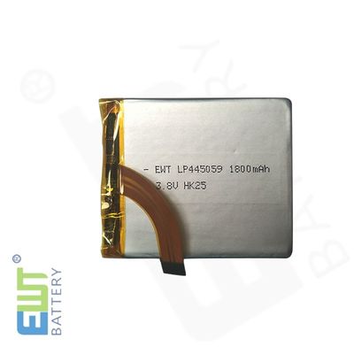 محافظت از تخلیه بیش از حد باتری لپو LP445059 1800mAh 3.8V ایمنی و دوام طولانی