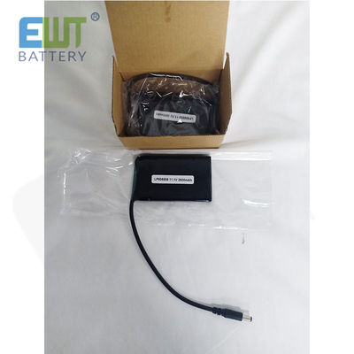 LP505585 11.4V 2600mAh باتری پلیمر لیتیوم با کابل DC