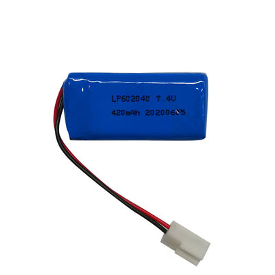 نوع کانکتور سفارشی باتری پلیمر لیتیوم 1A حداکثر شارژ محدوده دمای فعلی -20C -60C