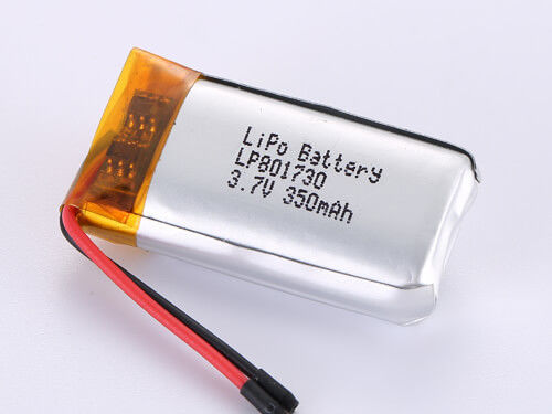 LP801730 3.7V 350MAH باتری لیپو برای هر برنامه کاربردی دوامدار و مقاوم در برابر دمای