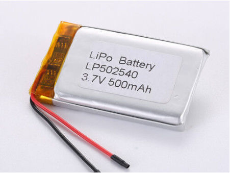 LP502540 3.7V 500mah تبلت باتری پلیمر لیتیوم منبع انرژی نهایی برای تبلت