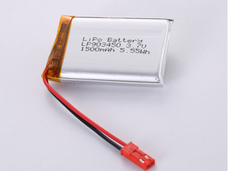 LP903450 3.7V 1500MAH باطری پلیمر لیتیوم با گواهینامه FCC
