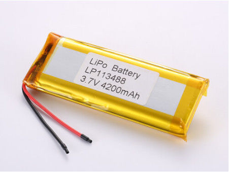 LP113488 3.7V 4200 MAH باتری لیتیوم یون تولید کنندگان باتری قابل شارژ مجدد لیتیوم پلیمر