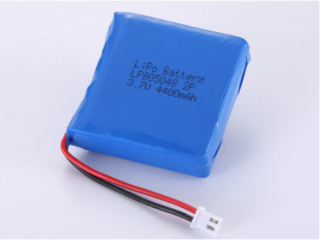 ولتاژ باز 3.7V باتری پلیمر لیتیوم LP805048 4400MAH دوام طولانی برای دمای شدید -20C -60C