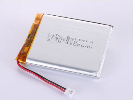 باتری پلیمر لیتیوم سفارشی LP906070 3.7V 4500mah برای نیازهای صنعتی