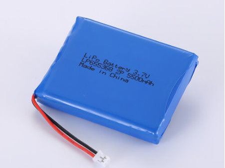 باتری پلیمر لیتیوم لیتیوم 3.7V 5500MAH با جریان تخلیه 1C