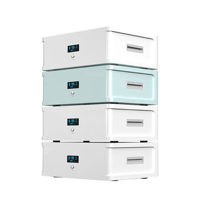 بسته باتری لیتیوم آهن فسفات 100Ah 48V برای ذخیره انرژی خانگی و دستگاه یکپارچه سیستم خورشیدی انباشته شده