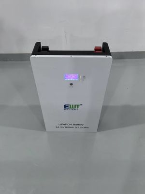 باتری قابل اعتماد EWT LiFePO4 51.2V 100Ah 5.12kWh برای خانه های خورشیدی و سیستم های خارج از شبکه